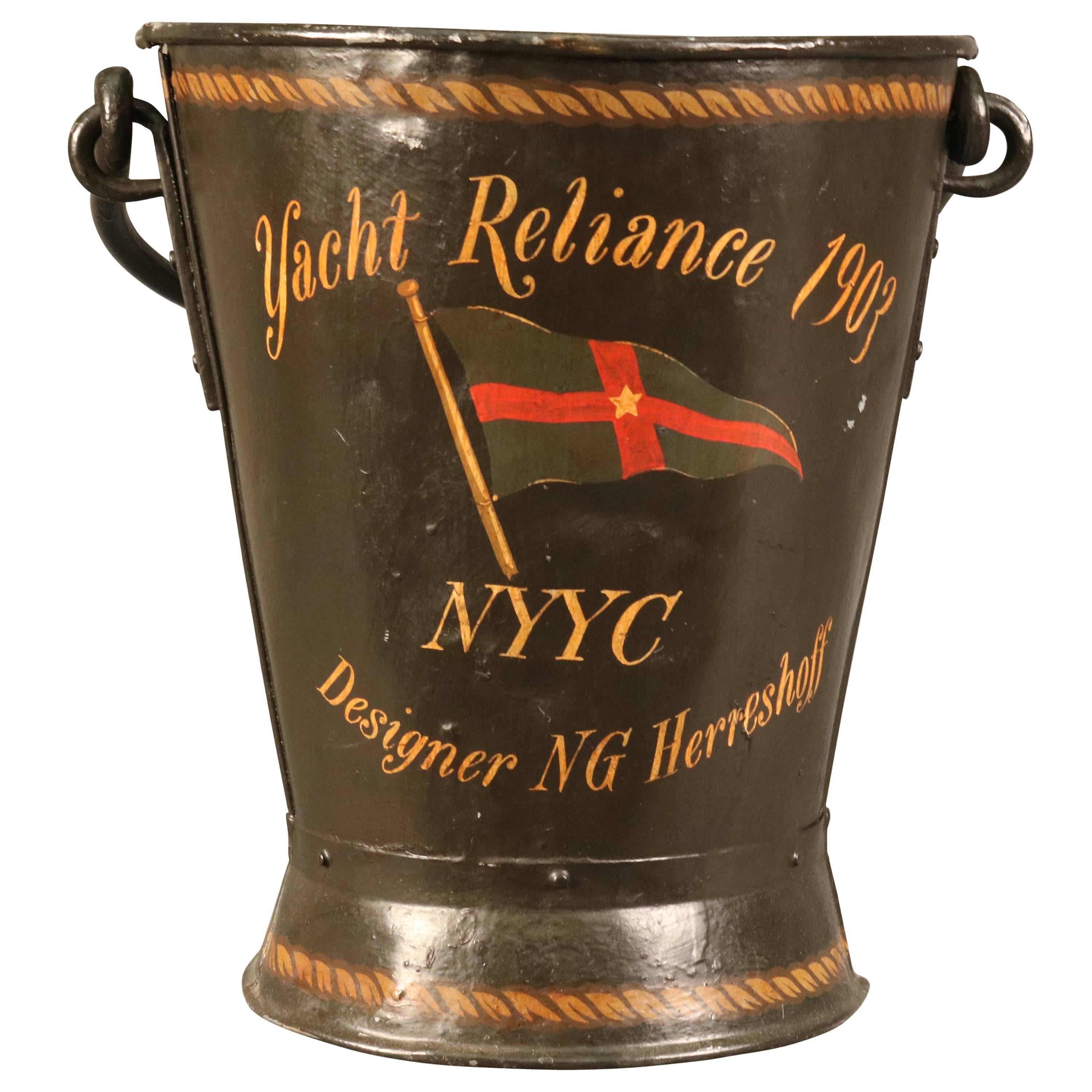 Authentic Deck Bucket from a ship