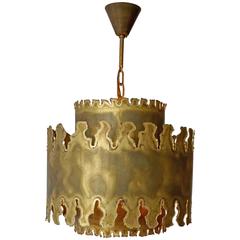 Holm Sørensen Brutalist Pendant by Svend Aage, Denmark 6