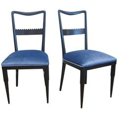 Pair of Italian Side Chairs by Pier Luigi Colli