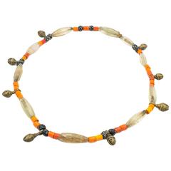 Antique Naga Beaded Necklace from Nagaland 10
