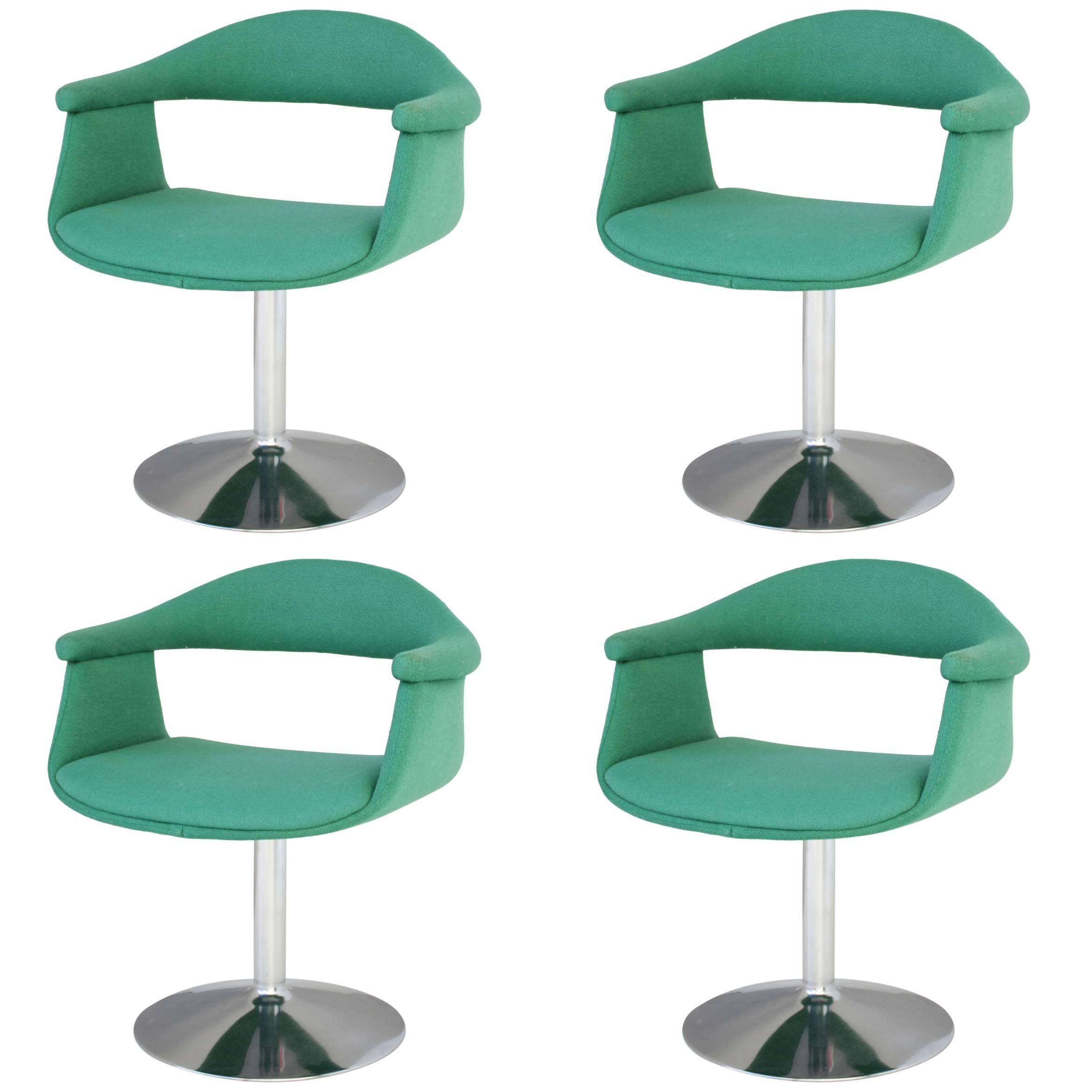 Six 'Captain's' Swivel Chairs by Eero Aarnio for Asko