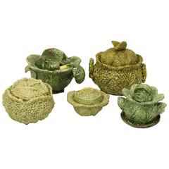 Collection of Old French Majolica