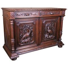 French Louis XIII Style Buffet de Chasse 'Hunt Bufet'