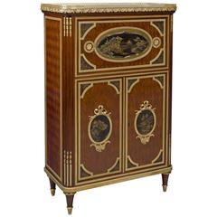 Louis XVI Style Petit Secretaire Cabinet, French, circa 1890 1