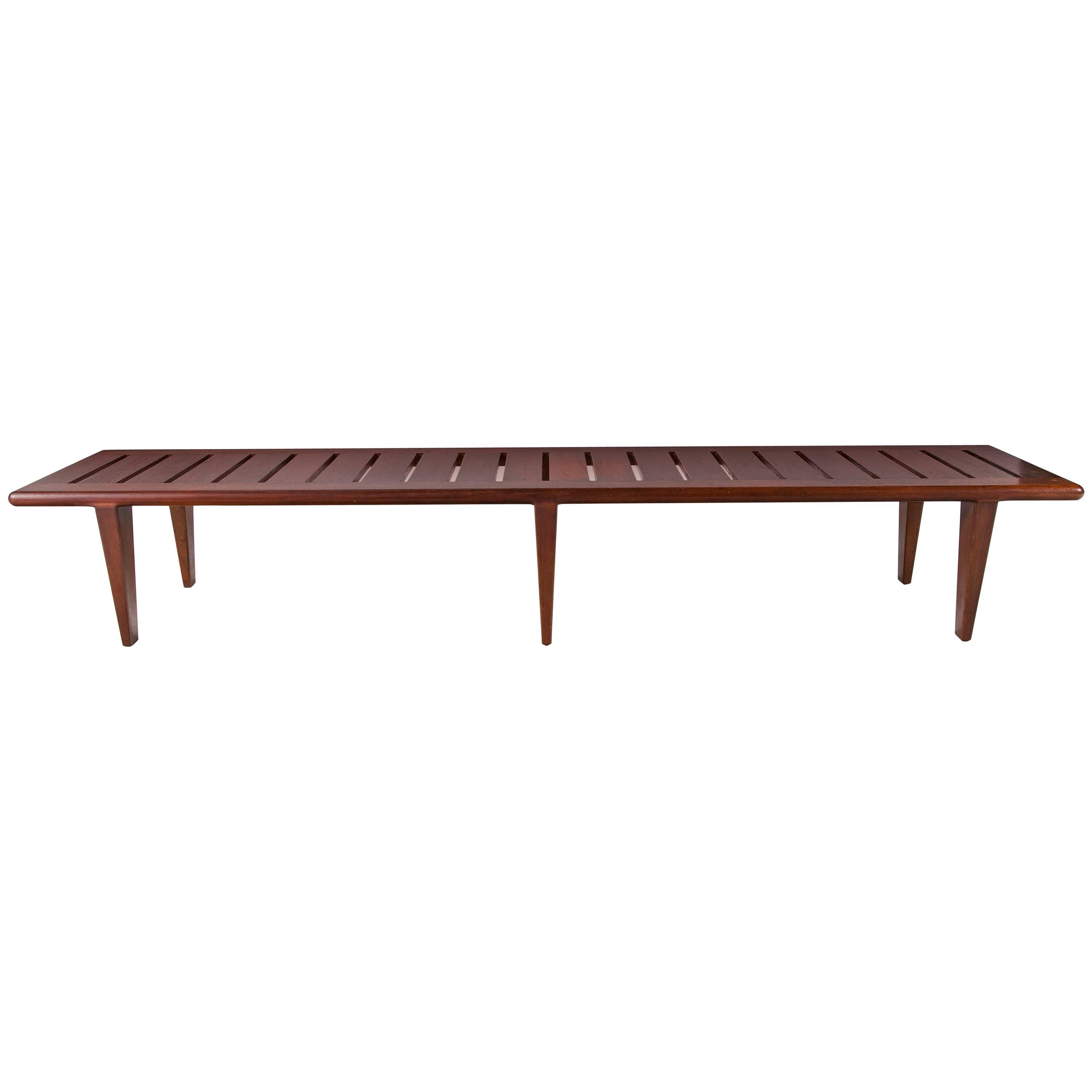 Hans Wegner Teak Slatted Bench