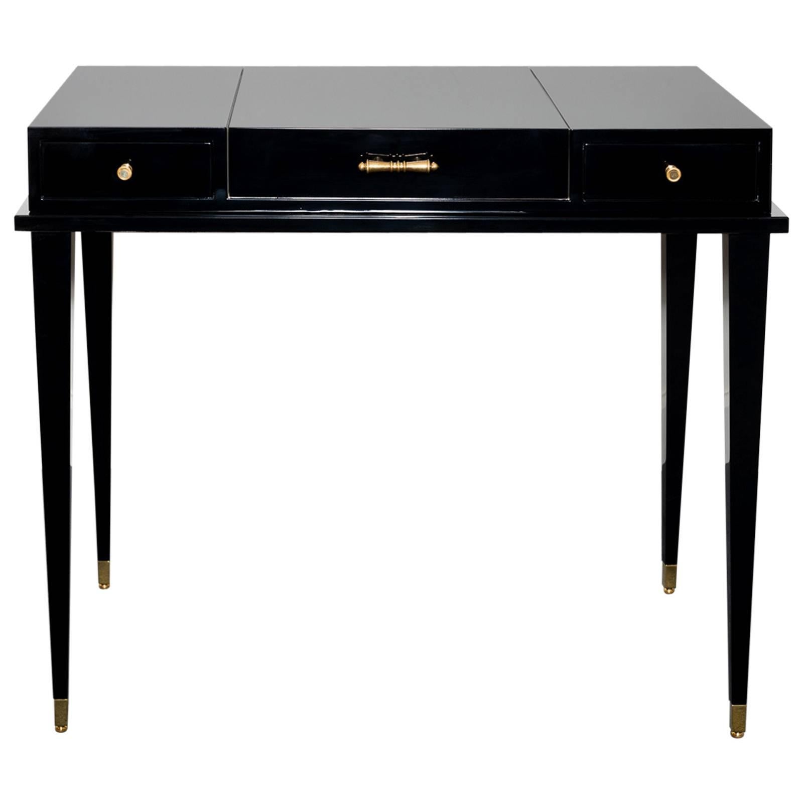 Makeup Table by Jacques Adnet, circa 1940 For Sale