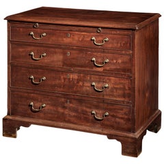 George III Period Chest of Drawers of Well Figured Mahogany