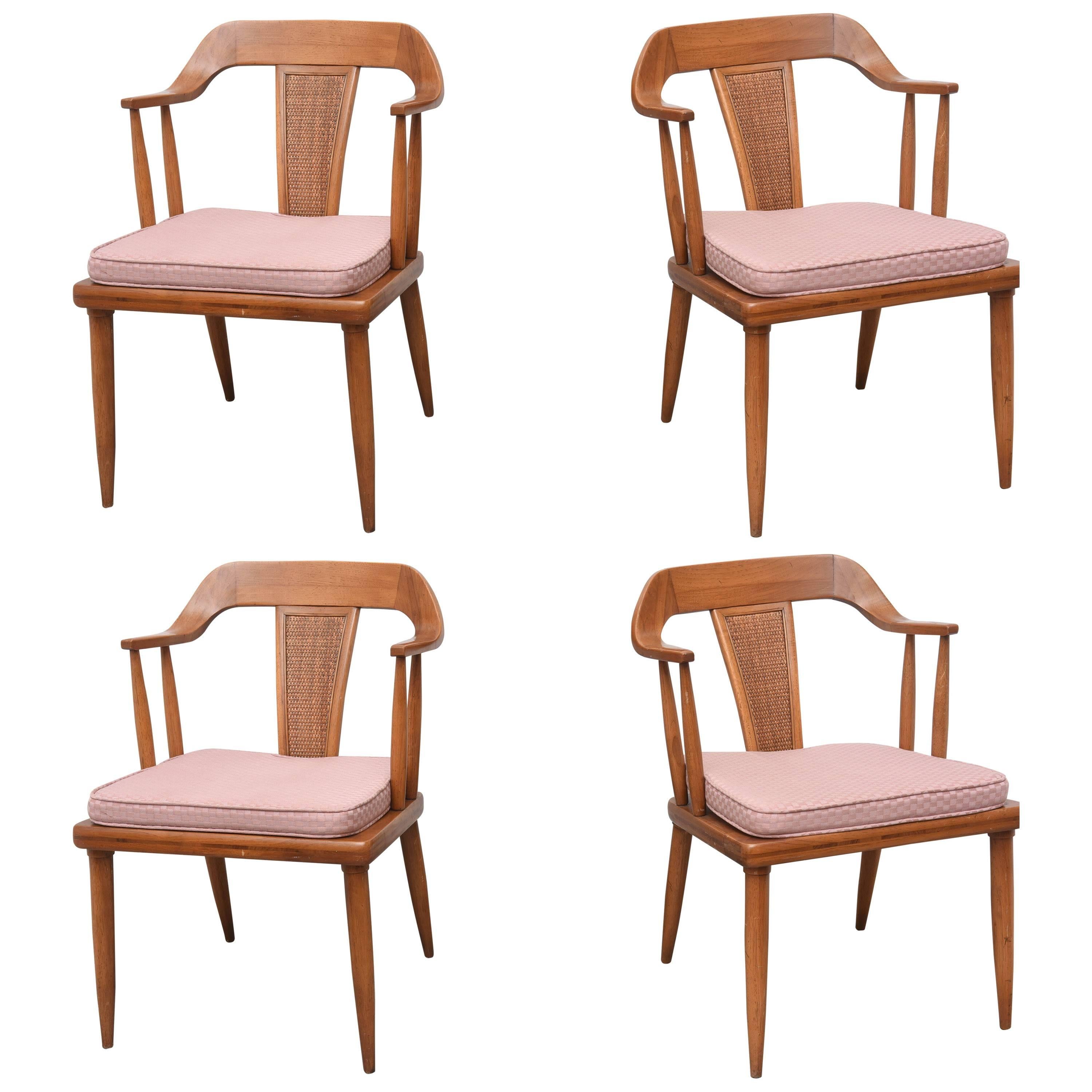Tomlinson of High Point, Set of Four Dining Chairs, USA, 1957 For Sale