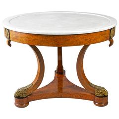 Empire Early 19th Century Amboyna Center Table by Jean-joseph Chapuis 10