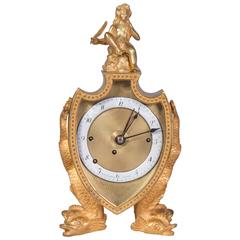 Antique Carriage Clock with Alarm by Martin Boeck, Vienna, circa 1830