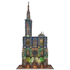 Outsider Art Work "Strasbourg Cathedral" by Thierry Mazille