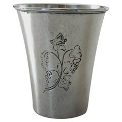 Georg Jensen Sterling Silver Cup with Ornament 9
