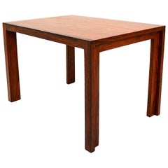 Solid Rosewood and Mahogany Side Table