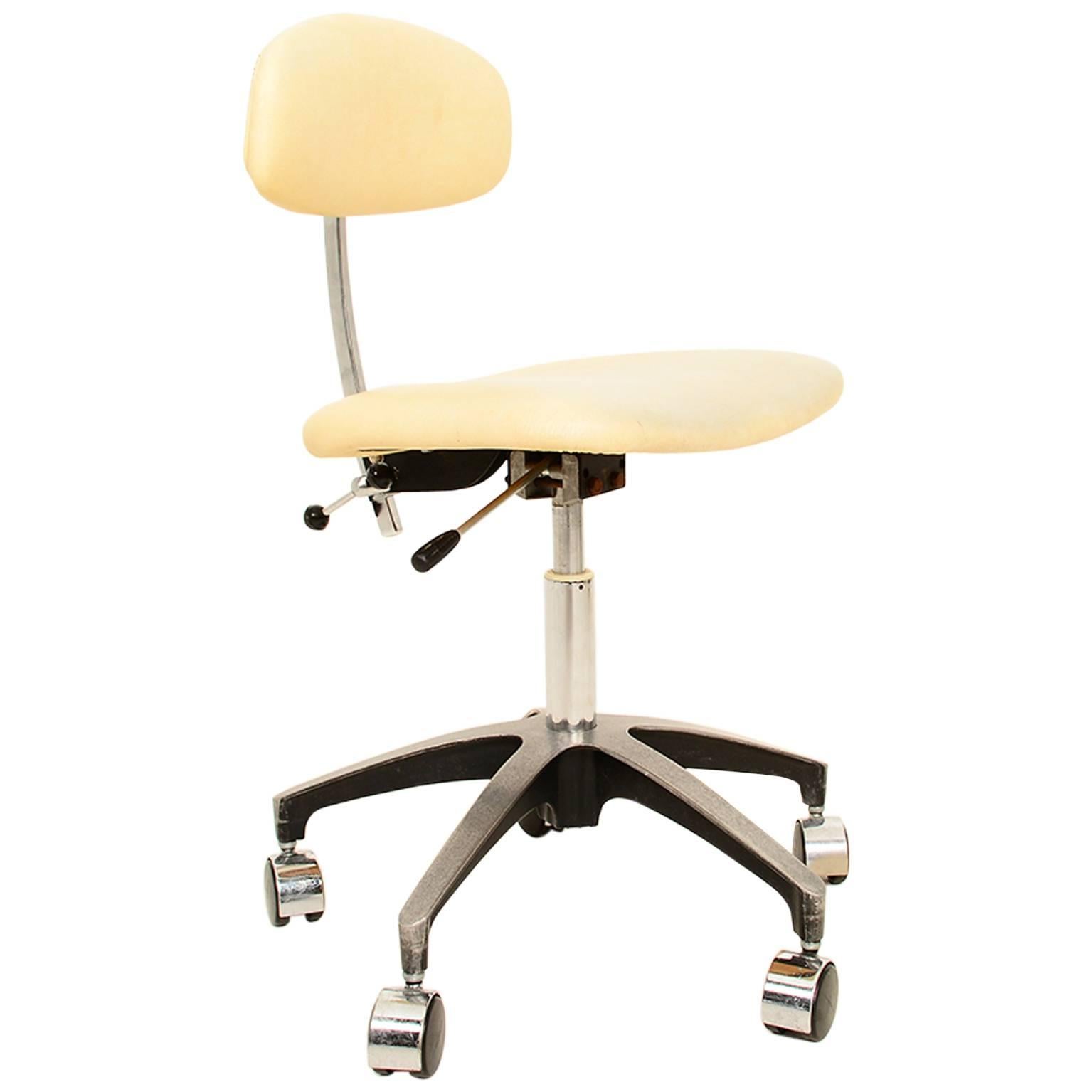 Mid-Century Modern Industrial Office Desk Chair