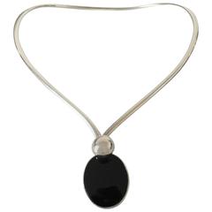 N.E. from Sterling Necklace