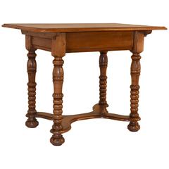 Antique 19th Century French Cherry Side Table