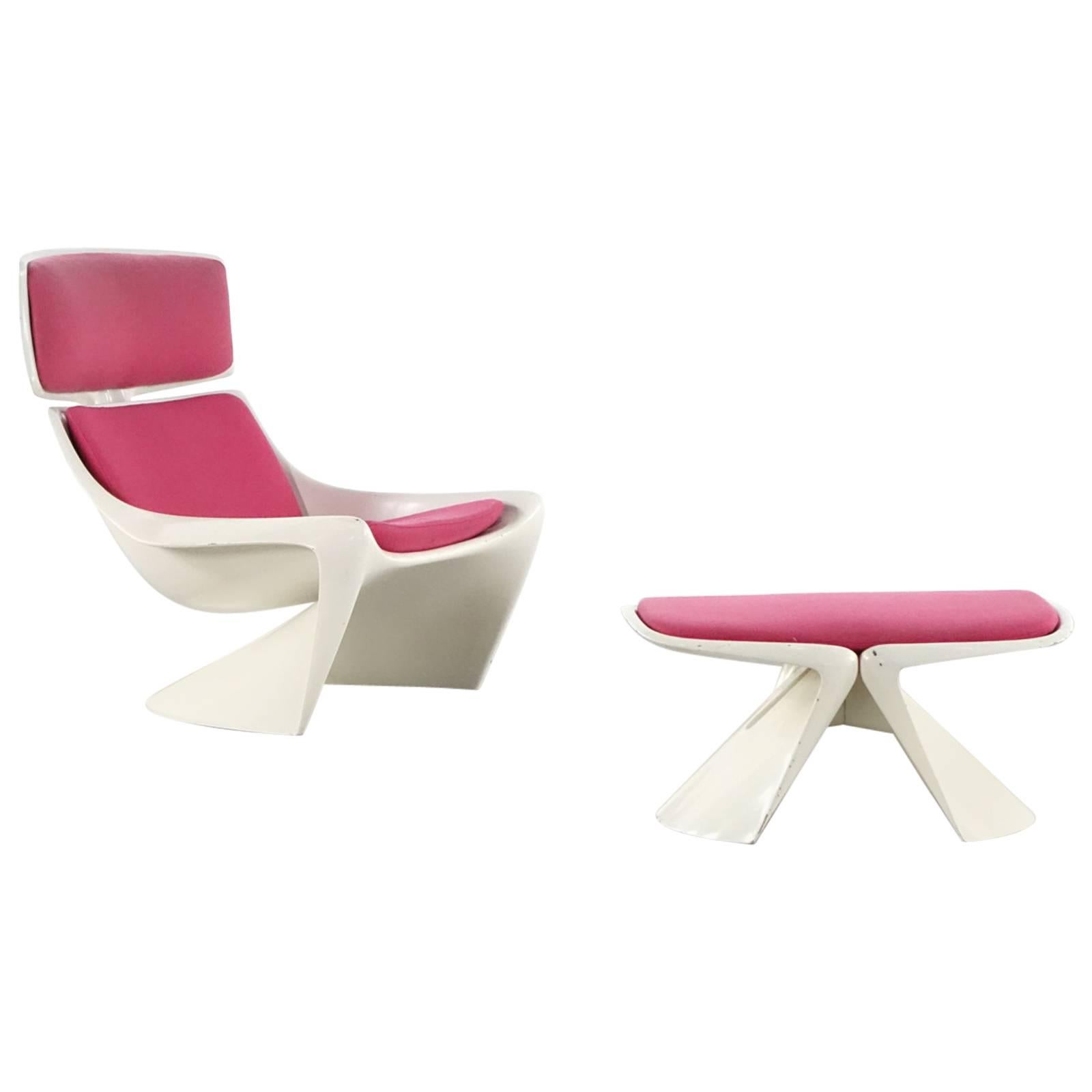 Steen Ostergaard Lounge Chair, Meteor for Cado For Sale