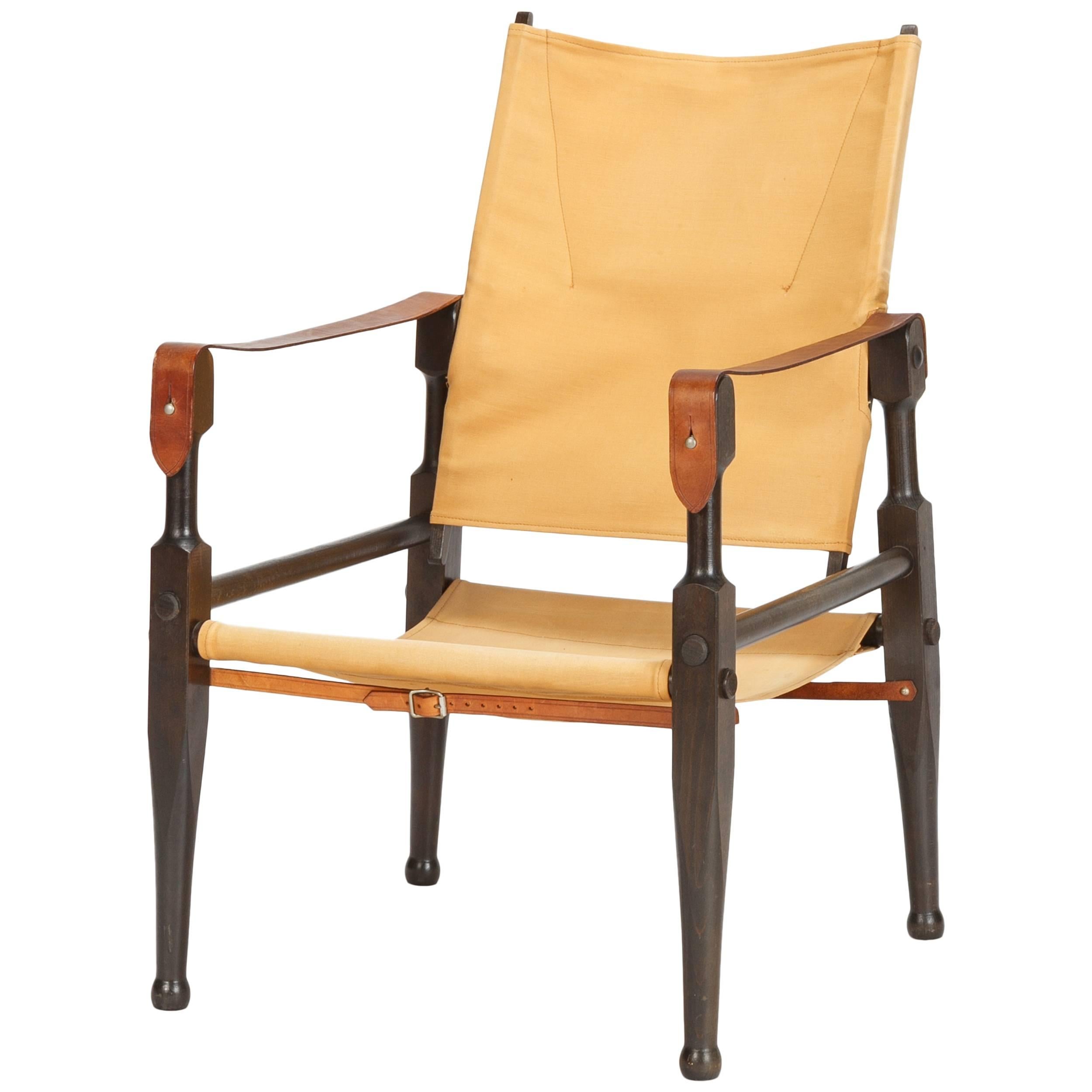 Swiss Safari Chair by Wilhelm Kienzle for Wohnbedarf, 1950s