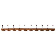 Antique 19th Century Monumental Coat and Hat Rack from a Mid Western Hotel 