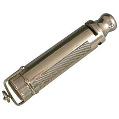 Victorian Silver Combined Vesta Case, Whistle & Compass