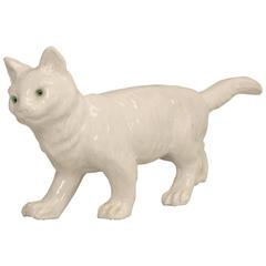 Retro French Pottery Cat