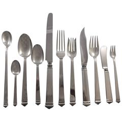 Hampton by Tiffany & Co. Sterling Silver Flatware Set of 12 Service Dinner Size