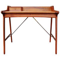 Stunning Minimalist Svend Madsen Danish Modern Teak Desk