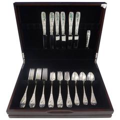 Audubon by Tiffany & Co. Sterling Silver Flatware Set Service 25 Pieces Birds