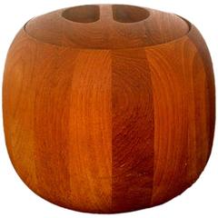 Rare and Early  Form Jens Quistgaard Teak Ice Bucket