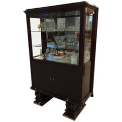 French Art Deco Vitrine, Display Cabinet / Dry Bar