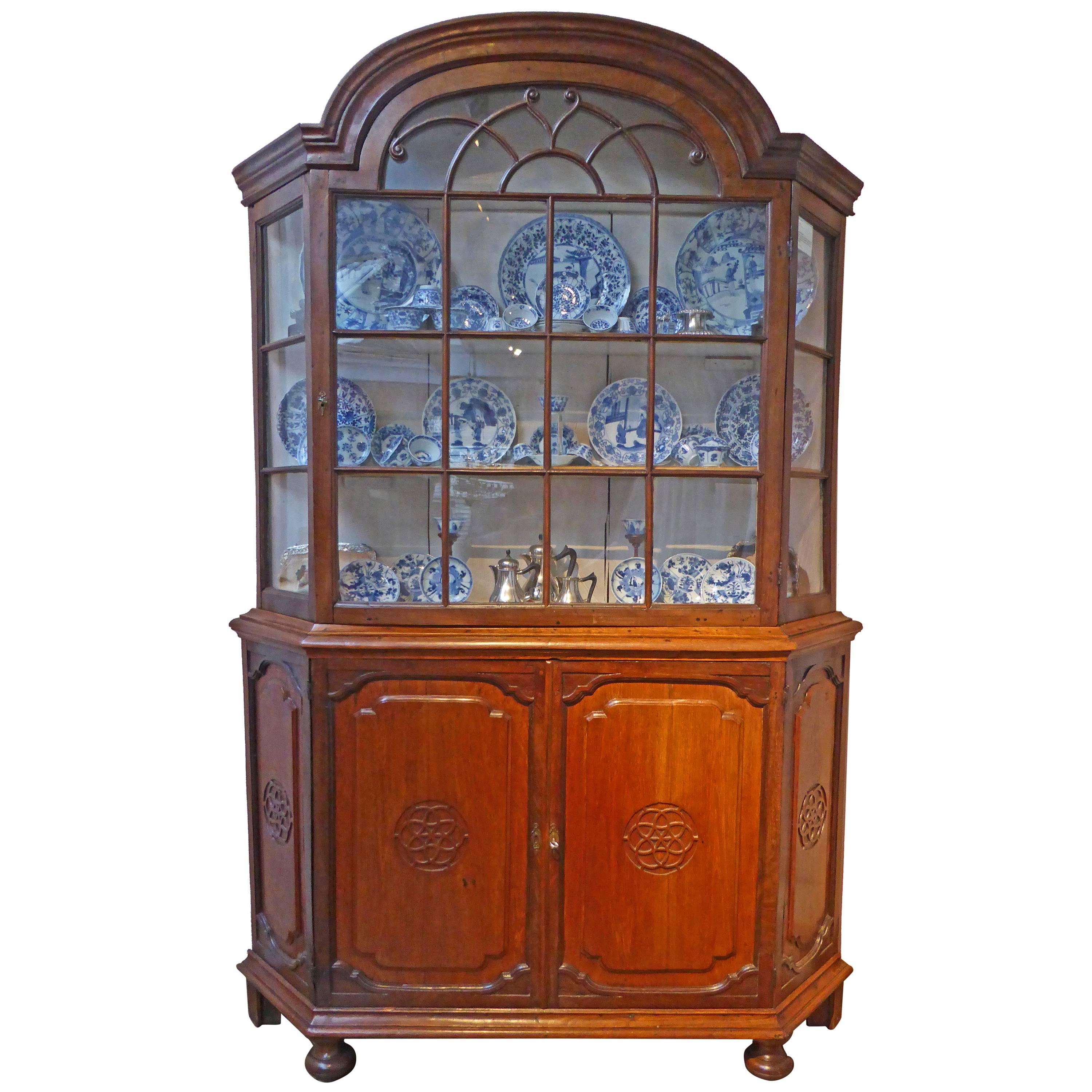 Colonial Display Cabinet For Sale