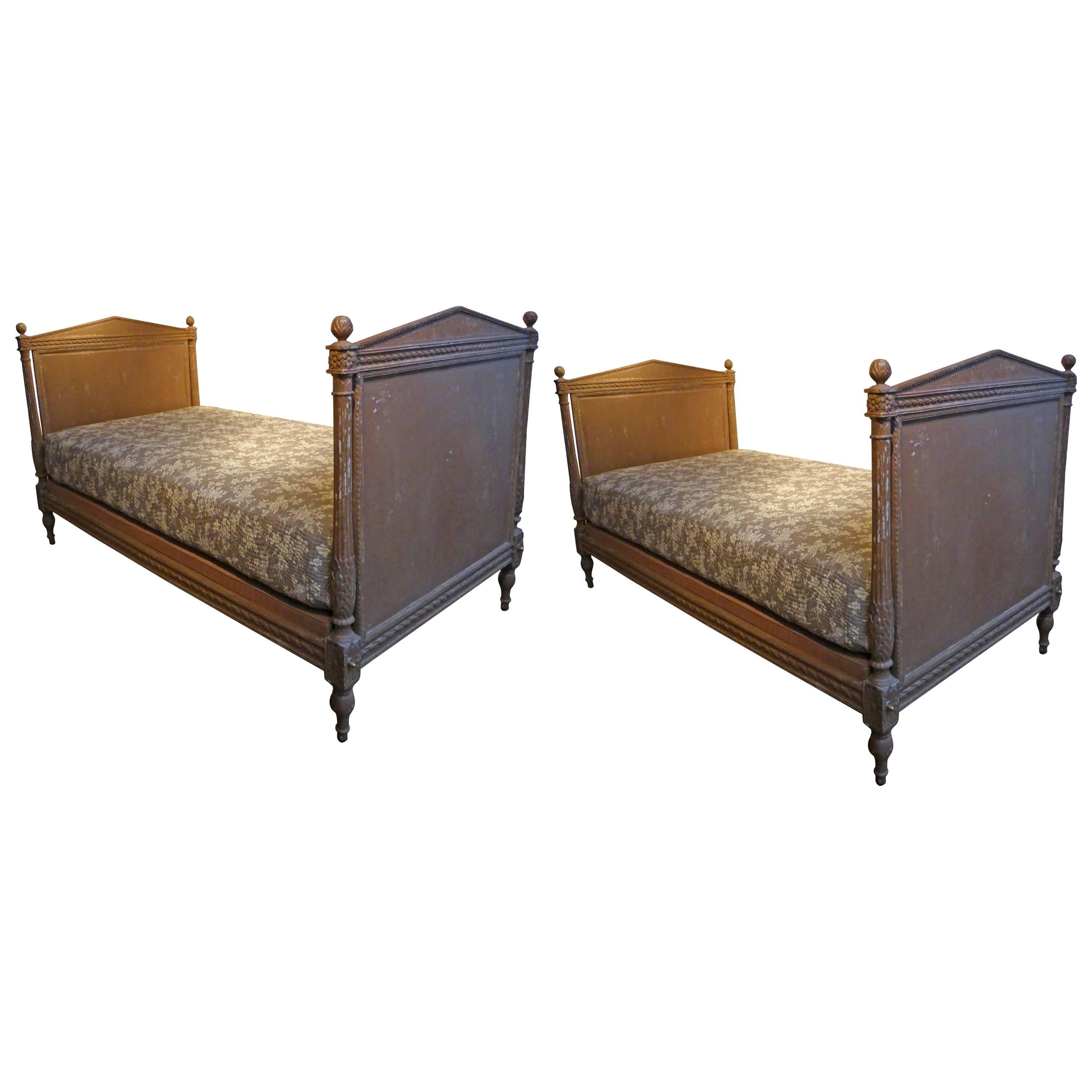 Pair of Directoire Beds