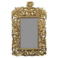 Gilt Venetian Carved Mirror