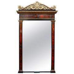 Genoese Trumeau Mirror, 1820-1830s