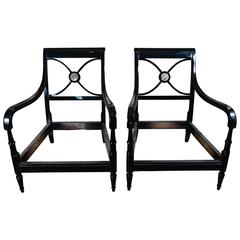 Pair of Armchairs by Hirsch for Jansen