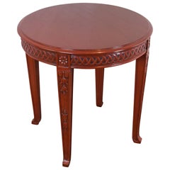 Chinese Modern Style Round End Table