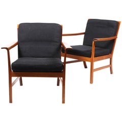 Pair of Lounge Chairs by Ole Wanscher