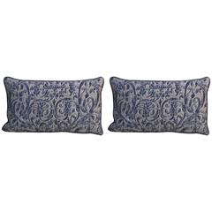Pair of Quilted Fortuny Pillows