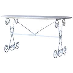 Antique Iron Table, circa 1900