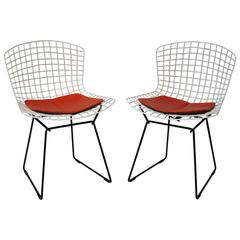 Harry Bertoia for Knoll Side Chairs, Pair