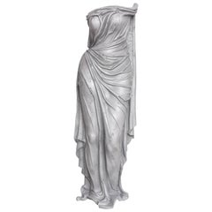 Vintage Art Deco Aluminum Sculpture, Titled "Tunic of Venus", American, 1930s-1940s