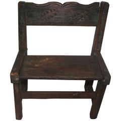 Early 19th Century Pueblo Indian Child's Chair