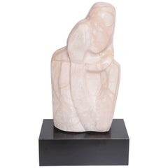 Delete 4 WIP ------ Marble Sculpture, Mother and Child Embracing, Beatrice Eiges