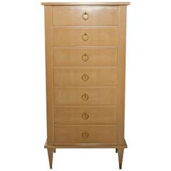 Modernist Chest Cabinet of Drawers by Jacques Adnet