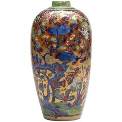 Antique Chinese Kangxi Overpainted Vase 1662-1722