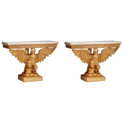 Eagle Console Tables in the manner of William Kent