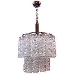Italian Chandelier Attributed to Venini Murano 12