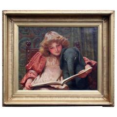 19th Century Painting by Harriette Sutcliffe, English