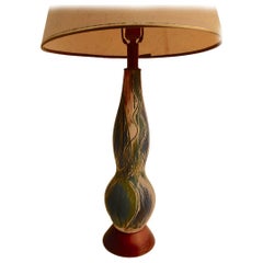 Mid Century Art Pottery Lamp
