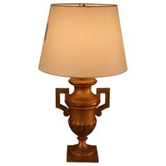 Elegant Neoclassical Giltwood Table Lamp
